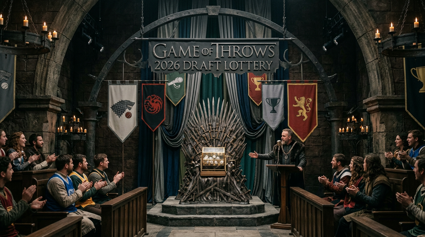 Game of Throws 2026 Draft Lottery throne hall